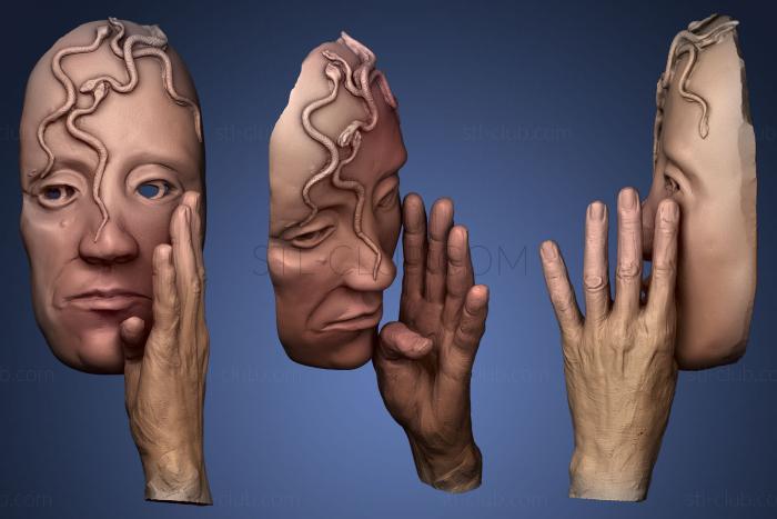 3D мадэль Ухо рука (STL)